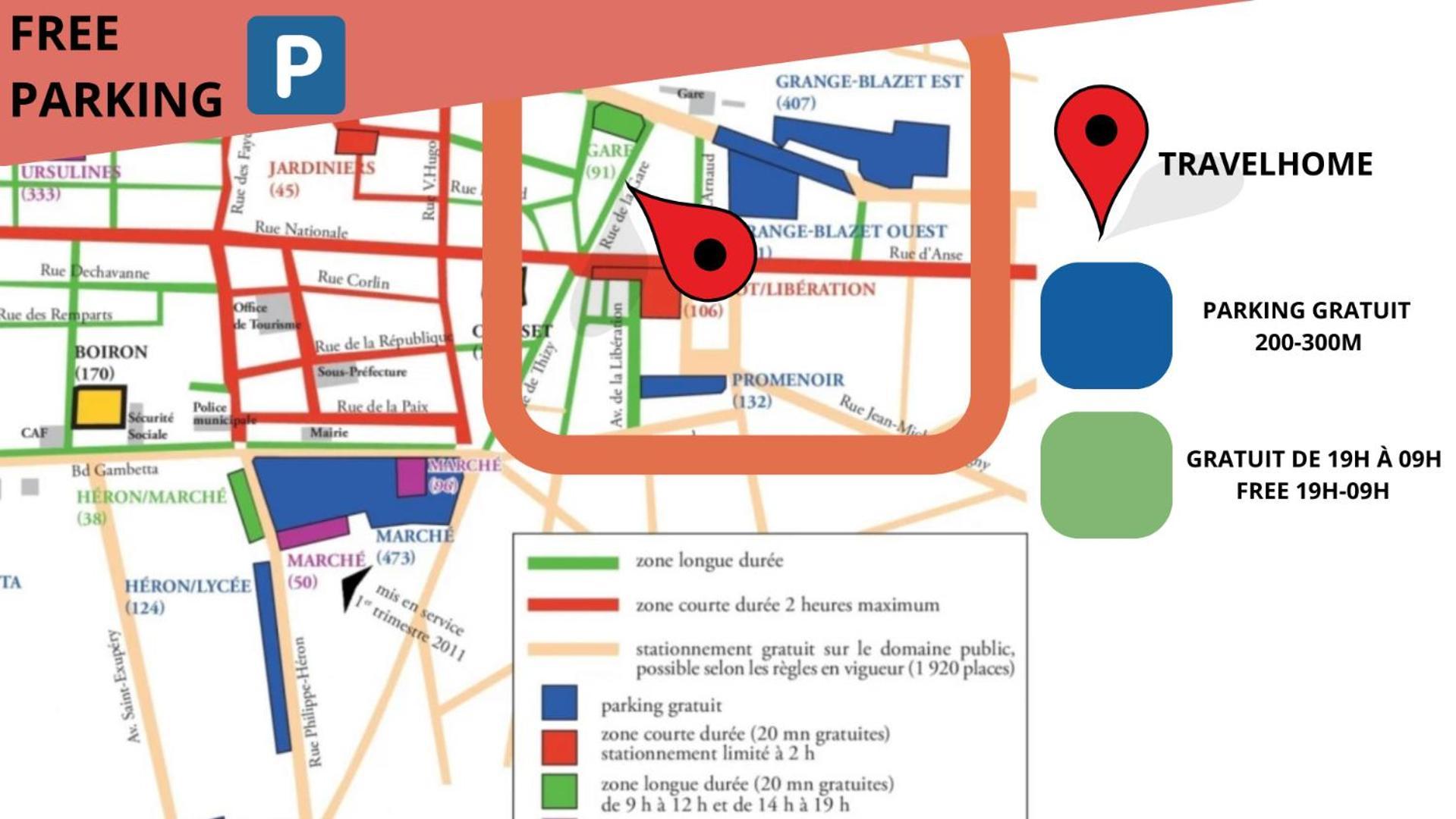 L Original - Travelhome - Free Wifi - 6 Travelers Villefranche-sur-Saone Bagian luar foto